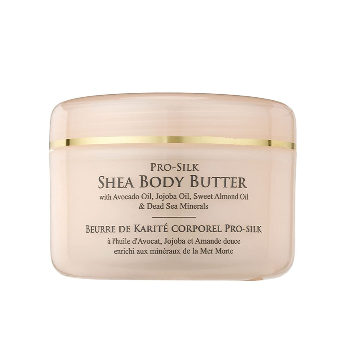 Rivage natural dead sea minerals pro-silk shea body butter 200ml enhanced with dead sea salt vegan friendly, no animal testing, no harsh chemicals