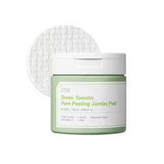 SUNGBOON EDITOR Green Tomato Pore Peeling Pad 60 Sheets Exfoliating PHA Toner Pads with Green Tomato & Hyaluronic Acid Pore Minimizer for Face Korean Skincare