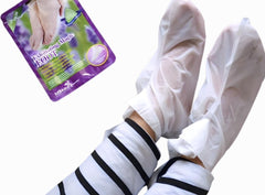 MBeauty Exfoliating Magic Foot Socks, Single Use 1 Pair Moisturizing Socks, Softens & Removes Dead Calluses, Infused With Natural Ingredients, For Soft & Refreshed Foot (Pack of 1)