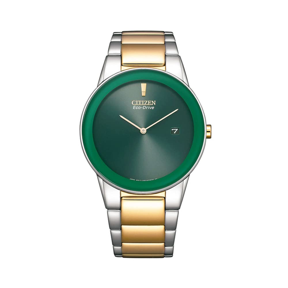 CITIZEN Men's Dial Stainless Steel Analog Watch - Au1064-85X 40Mm Green