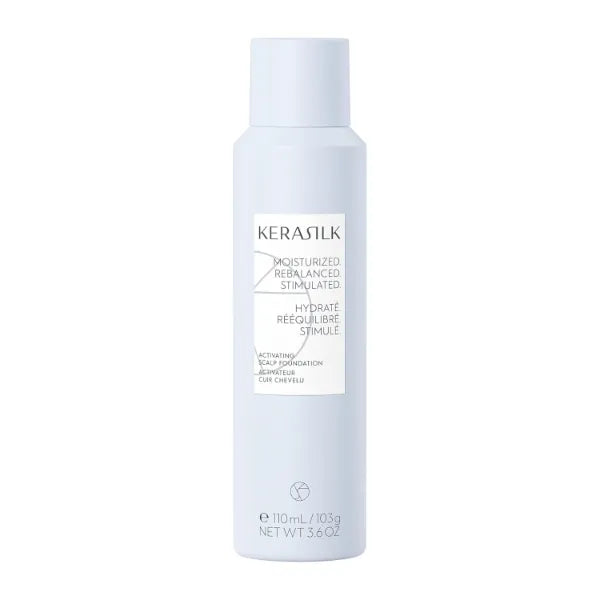 Kerasilk Activating Scalp Foundation | Nourishes & Soothes Scalp, Moisturizes & Rebalances Oily, Flaky & Dry Scalps, Reduces Scalp Irritation For All Scalp Types - 110ml
