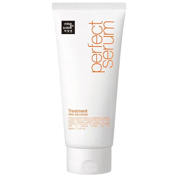 Mise En Scene Perfect Serum Treatment Korean Hair Mask for Hair Coating Effect, Treatment at Home Care, Wash off Nutritient conditioner, 11.15 Fl. Oz