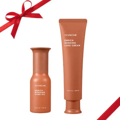 AYUNCHE Bond Repair Hair Care Bundle – K-Beauty Leave-In Cream 5.0 fl oz & Bonding Oil 3.3 fl oz, Heat Protection, Split Ends Care, Frizz Control & Hydrating Formula for Soft, Silky, Dry & Damaged Hair