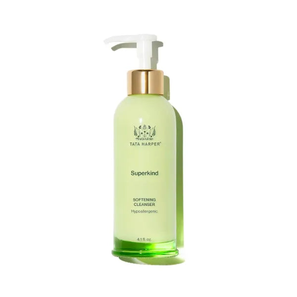 Tata Harper Superkind Softening Cleanser, Gentle Cleanser for Sensitive Skin, Hypoallergenic Skincare, Fragrance Free, Natural Skincare, Dermatologist Tested, Vegan, 125ml