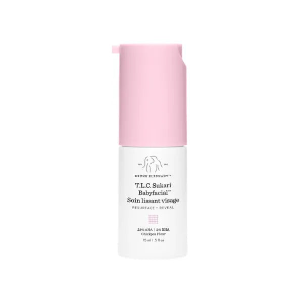 Drunk Elephant T.L.C. Sukari Babyfacial - Exfoliating Face Mask - Clean Clinical Skincare - Cruelty-Free - Dermatologist-Tested - Free of Essential Oils, Silicones, and Fragrance