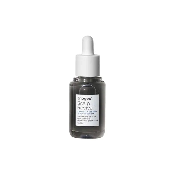 Briogeo Scalp Revival Charcoal + Tea Tree Scalp Treatment, Scalp Serum to Soothe a Dry, Flaky, Itchy Scalp, Absorb Oil, Hydrate Dry Scalp, Clarify Build Up, Vegan, Cruelty-Free, 1 fl oz