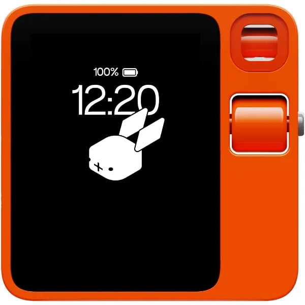 Rabbit R1 AI Voice-Activated Gadget with Upgraded rabbitOS 2 – No Subscription Fees, Vibe Coding on Device, AI Voice Recorder for Education, Travel & Meetings