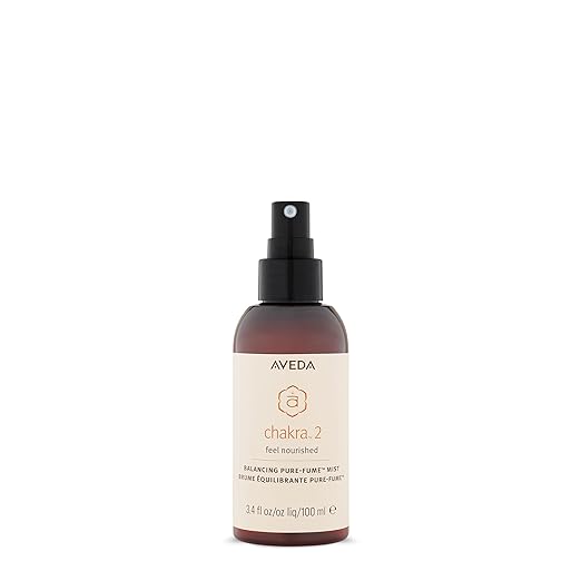 Aveda Chakra 2 Balancing Pure Fume Mist Balanced Body & Room Spray Balances Pleasure Chakra With Sandalwood, Certified Organic Orange & Geranium, 3.4 Fl Oz