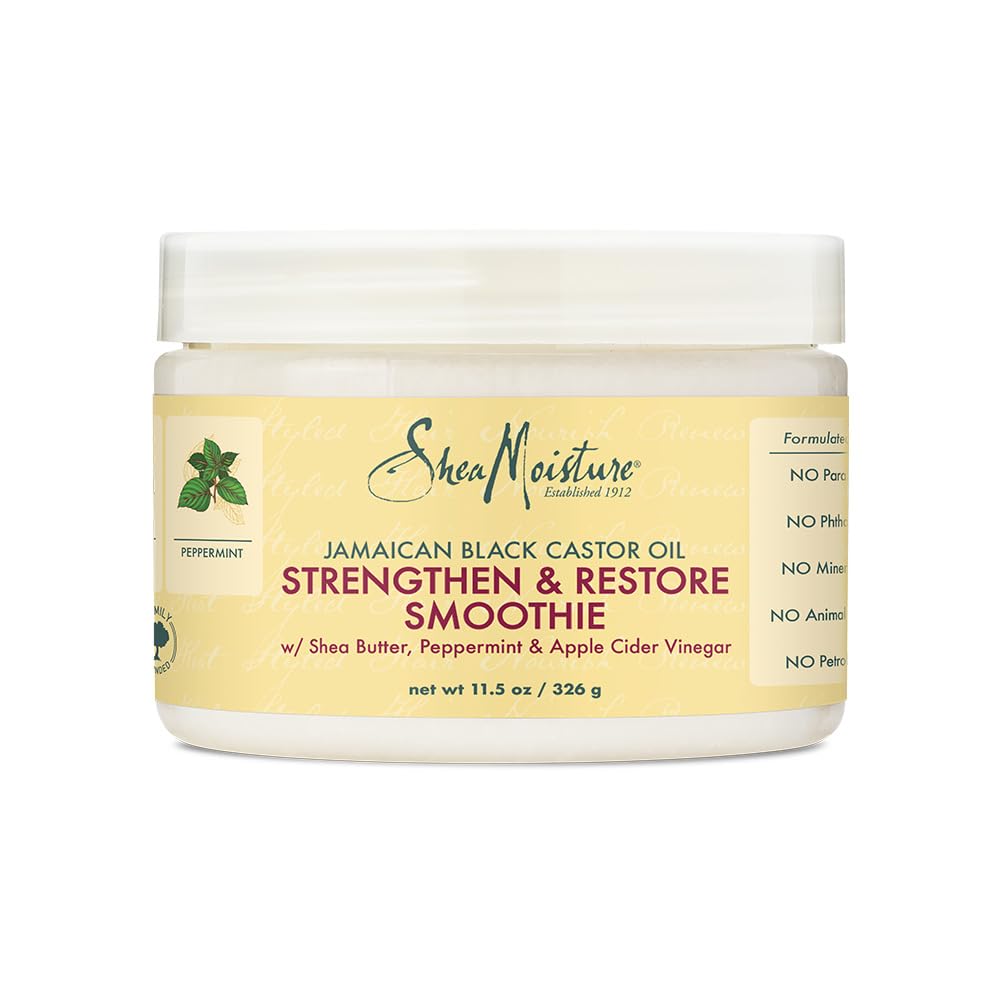Shea Moisture Jamaican Black Castor Oil Strengthen And Restore Smoothie Cream For Unisex, 354 gm