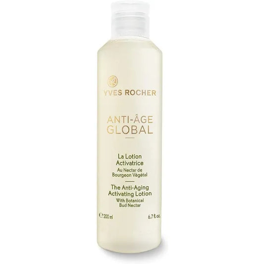 Yves Rocher Anti-Age Global Anti-aging Activating Lotion with precious Botanical Nectar, 200 ml bottle