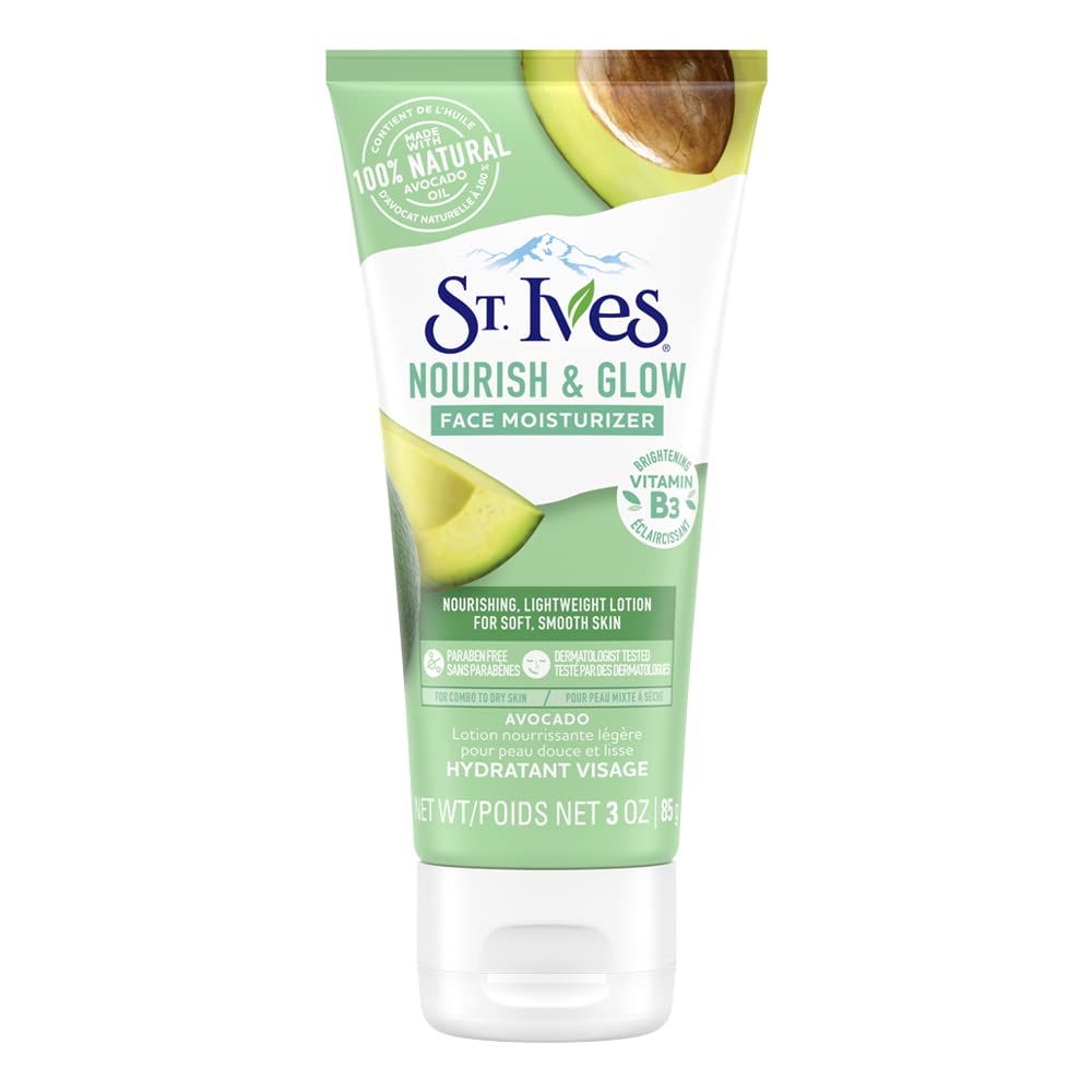 ST. Ives Lightweight Lotion Nourish & Glow Face Moisturizer Avocado 85 G
