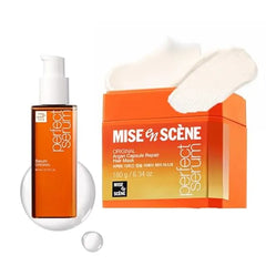 Mise En Scene Perfect Serum Original & Hair Masks SET Heat Protectant Hair Oil for Frizzy & Dry Argan Oil Visibly Smooths & Softens Protein Hair Mask Argan Capsule for Damaged Hair