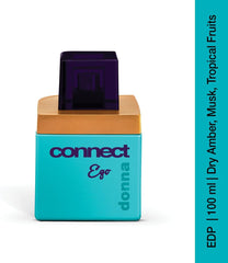 Jean Paul Dupont (JPD) Connect Ego Donna - Long Lasting Perfume for Women - with Dry Amber, Musk, and Tropical Fruits - Eau de Parfum 100ml