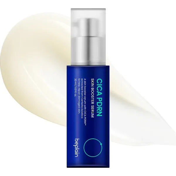 beplain Cica PDRN Skin Booster Serum with Hyaluronic Acid, 1.01 fl oz