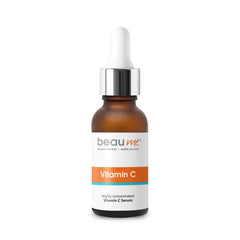 BEAUME® Set: Dermaroller with 540 needles • the Original • certified in Germany (0,50mm) & BEAUME® Vitamin C Serum 25% with Hyaluronic Acid, Ferulic Acid, Vitamin E and Aloe Vera 30ml