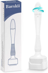 Baeskii Original Derma Beauty Pen Tool - Professional Adjustable Microneedling Pen for Men and Women - Derma Roller Alternative (White+)
