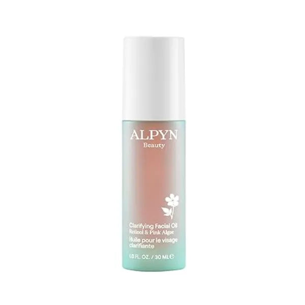 ALPYN Clarifying Facial Oil with Retinol & Pink Algae Clear Congestion, Smooth Fine Lines, Improve Texture & Glow 1 Fl Oz / 30 ml