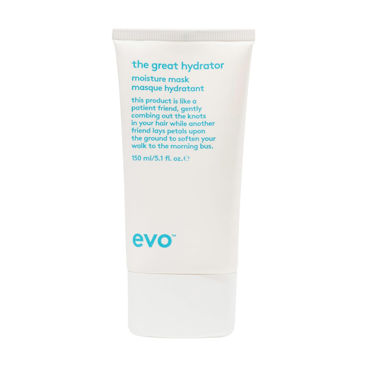 EVO The Great Hydrator Moisture Mask I Moisturising Hair Mask for Dry and Coloured Hair I Gives Suppleness,Shine and Reduces Frizz I Vegan, No Sulphates - 150 ml