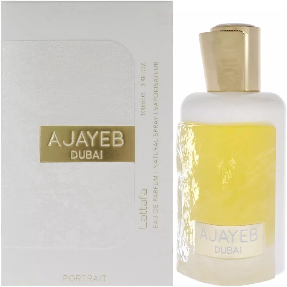 Lattafa Perfume Ajayeb Dubai Portrait Silver Eau de Perfume 100 ml