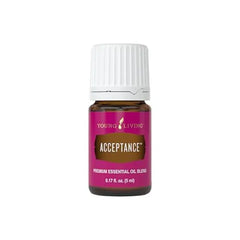 Young Living Acceptance Essential Oil Blend 5 ml Woodsy Floral Aroma for Diffuser, Meditation & Self Care Essential Oil Blend with Bergamot, Blue Tansy, Cypress & Sweet Almond