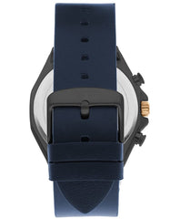 Lee Cooper Men's Quartz Movement Watch, Multi Function Display and Leather Strap - LC07318.099, Black