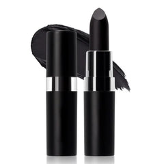 Grospe 2 Pack Black Face Paint Stick - Eye Black Stick & Goth Lipstick Duo, Waterproof Matte for Sports & Halloween (0.14oz Each), Multi-Use as Face Paint & Eyeliner