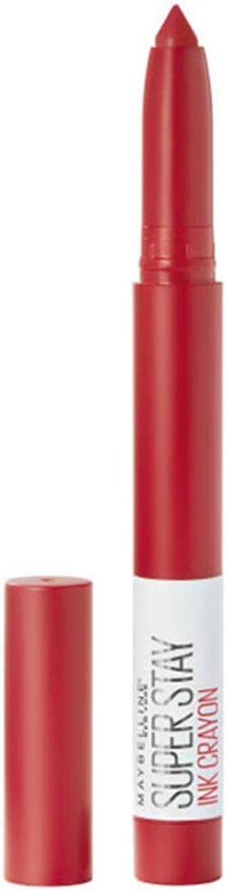 Maybelline Lipstick, Superstay Matte Ink Crayon Longlasting Red Lipstick with Precision Applicator 45 Hustle In Heels