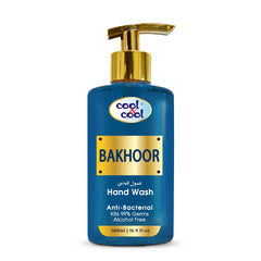 Cool & Cool Arabic Series Bakhoor Hand Wash -500Ml - Antibacterial, Alcohol-Free, Moisturizing with Vitamin E, 99% Germ-Killing Formula