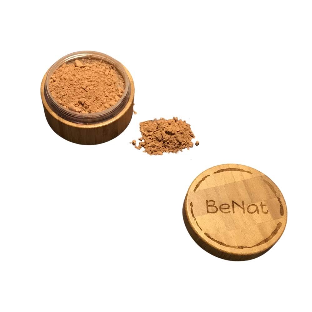 BeNat Vegan and Cruelty Free All Natural Bronzer Powder Face Makeup Anti Aging Natural Make Up Cosmetics Maquillaje Para Mujer