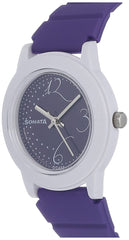 Sonata Fashion Fibre Analog Black Dial Women's Watch NM8992PP02/NN8992PP02