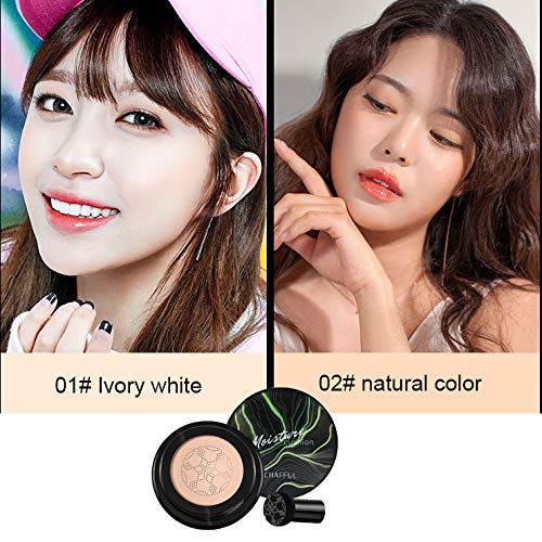 Mushroom Head Air Cushion BB Cream CC Cream, Concealer Lasting Moisturizing Brightening Liquid, Long Lasting Match Perfection Full Coverage Foundation