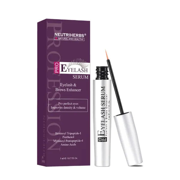 Neutriherbs Eyelash Growth Serum, Natural Petide Eyelash Serum,Eyebrow Enhancer, Longer Thicker Fuller Lash and Brow, 5ml