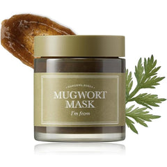 I'm from Mugwort Mask, Natural Herb, Tea tree, Wash-off, Cooling and fast Soothing Breakouts, for Sensitive skin - 3.88 fl oz