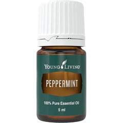 Young Living Peppermint Essential Oil 5 ml Refreshing Mint Aroma for Invigoration, Soothing Comfort, & Cognitive Clarity Perfect for Diffusion, Topical Use, & Massage