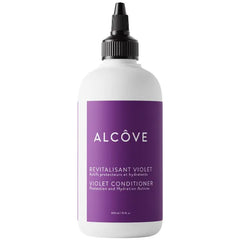 Alcove Violet Conditioner for Blonde & Color-Treated Hair – Neutralizes Yellow & Brassy Tones, Anti-Frizz, Hydrating with Argan Oil & Mango Extract, Sulfate-Free - 10 oz
