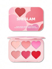 SHEGLAM Flush Crush Cream Blush Palette blushing bouquet