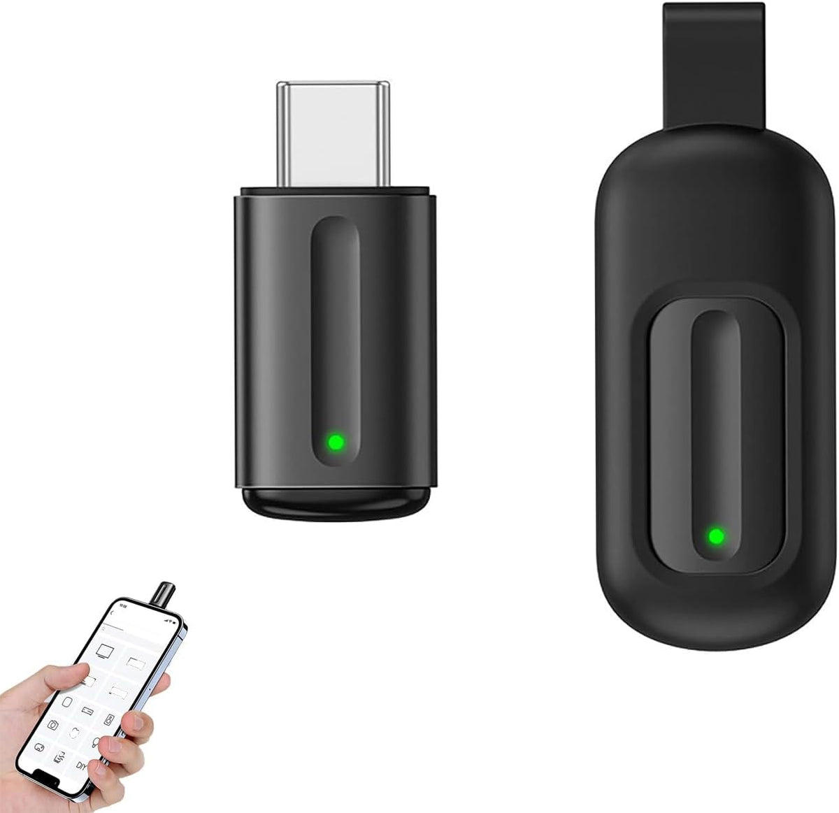 TERRIFI Smart IR Remote Controller for Android,Wireless Adapter, Smartphone Infrared Controller Adapter for Using in Control Most Home Appliances (Type C, Black)