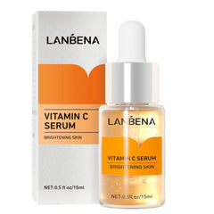 LANBENA Vitamin C Whitening Serum Hyaluronic Acid Snail Face Essence Cream for Remover Freckle Fade Speckle Dark Spots+ Skin Anti-Aging +Anti-Oxidation Repairing Damaged Skin