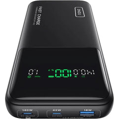 INIU Laptop Power Bank, Compact 27000mAh 140W Fast Charging Battery Pack | Smart LED Display, 3-Output Fast Charging, Flight-Safe, Portable Charger for MacBook Pro, Dell, Steam Deck, iPhone, iPad etc
