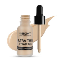 Insight Cosmetics Ultra Thin Second Skin Long-Wear Foundation, 20 ml (03-Sun Beige)