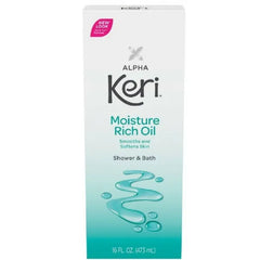 Keri Shower & Bath Moisture Rich Oil 16 oz (Pack Of 2)