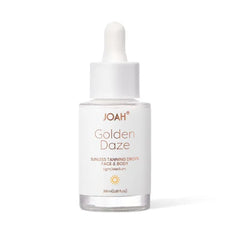 JOAH Self Tanner, Sun & Seoul Golden Daze Sunless Tanning Drops, Moisturizing Self Tanning for Face & Body, Vegan & Cruelty-Free, Light/Medium, 30ml