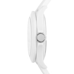 Skechers Women's Rosencrans Mid Quartz Plastic and Silicone Casual Sports Watch - White Multi