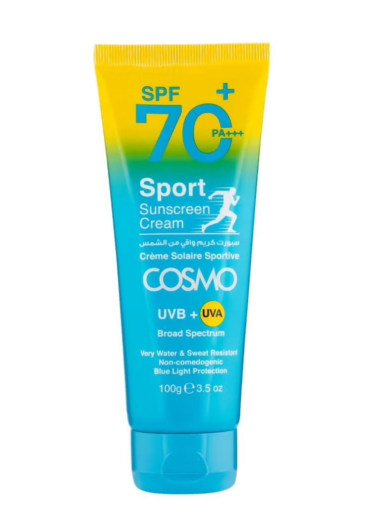 CD COSMO DESIGNS Sport Sunscreen Cream| SPF 70 PA+++UVA/UVB Protection for Unisex - 100g