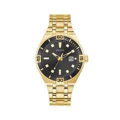 GUESS Men's Quartz Watch with Stainless Steel Strap, Silver, 20 (Model: GW0330G1)