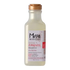 Maui Moisture Shine + Awapuhi Moisturizing Vegan Shampoo with Coconut Oils for Shiny Hair, Silicone Free & Sulfate Free Surfactant Aloe Shampoo to Detangle & Hydrate Dull Hair, 13 fl. Oz