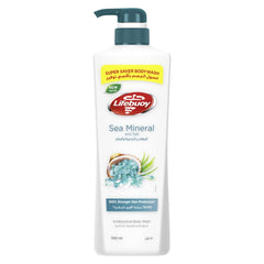 Lifebuoy Antibacterial Body Wash And Shower Gel, For Good Hygiene, Sea Mineral, 100% Stronger Germ Protection*, 700ml