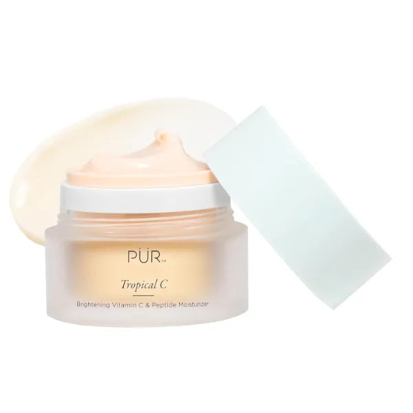 PUR Beauty Tropical C Brightening Vitamin C & Peptide Moisturizer, Vitamin C, Peptide, Hyaluronic Acid, 1.76 oz
