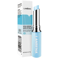 LANBENA Hyaluronic Acid Lip Balm Moisturizing Lip Plumper Reduce Fine Lines Relieve Dryness Long-Lasting Protection Nourishing Lip Care