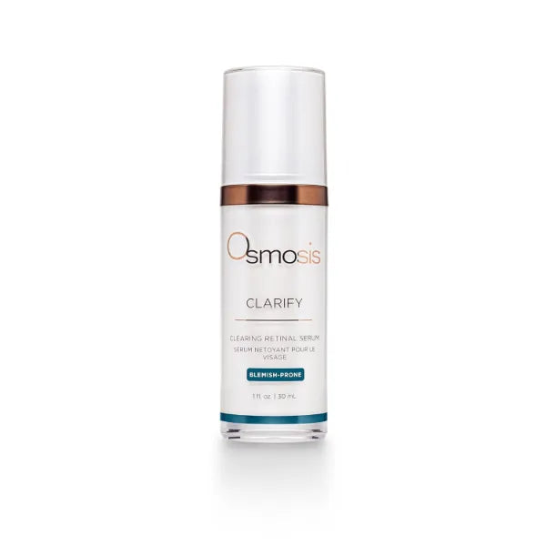 OSMOSIS CLARIFY Clearing Retinal with Vitamin A Serum, Calms and Soothes, for Acne, Pigmented, Oily, and Blemish-Prone Skin - 1 Fl Oz
